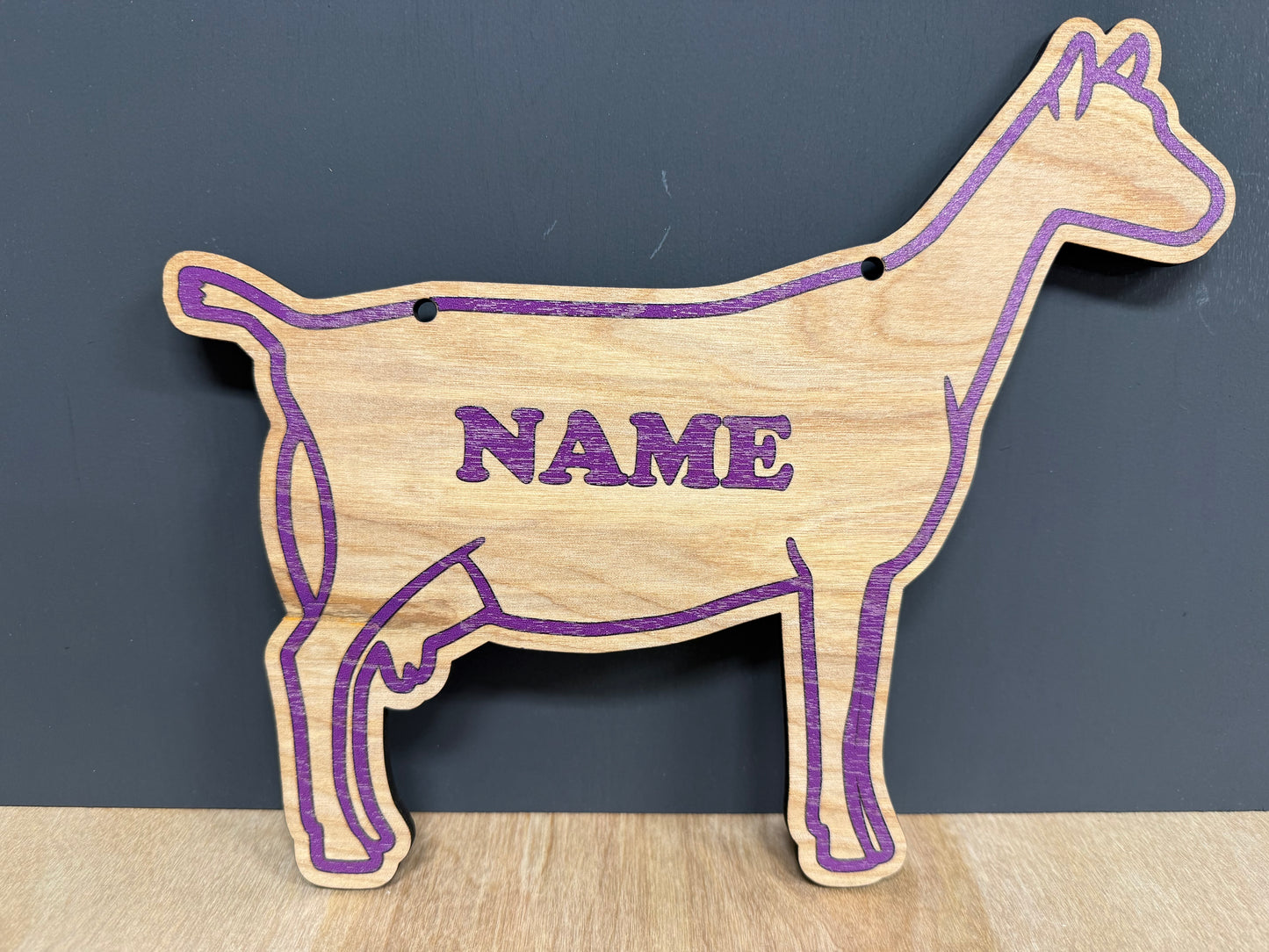 Dairy Goat Stall Sign for Nigerian dwarf, alpine, Oberhasli dairy goat