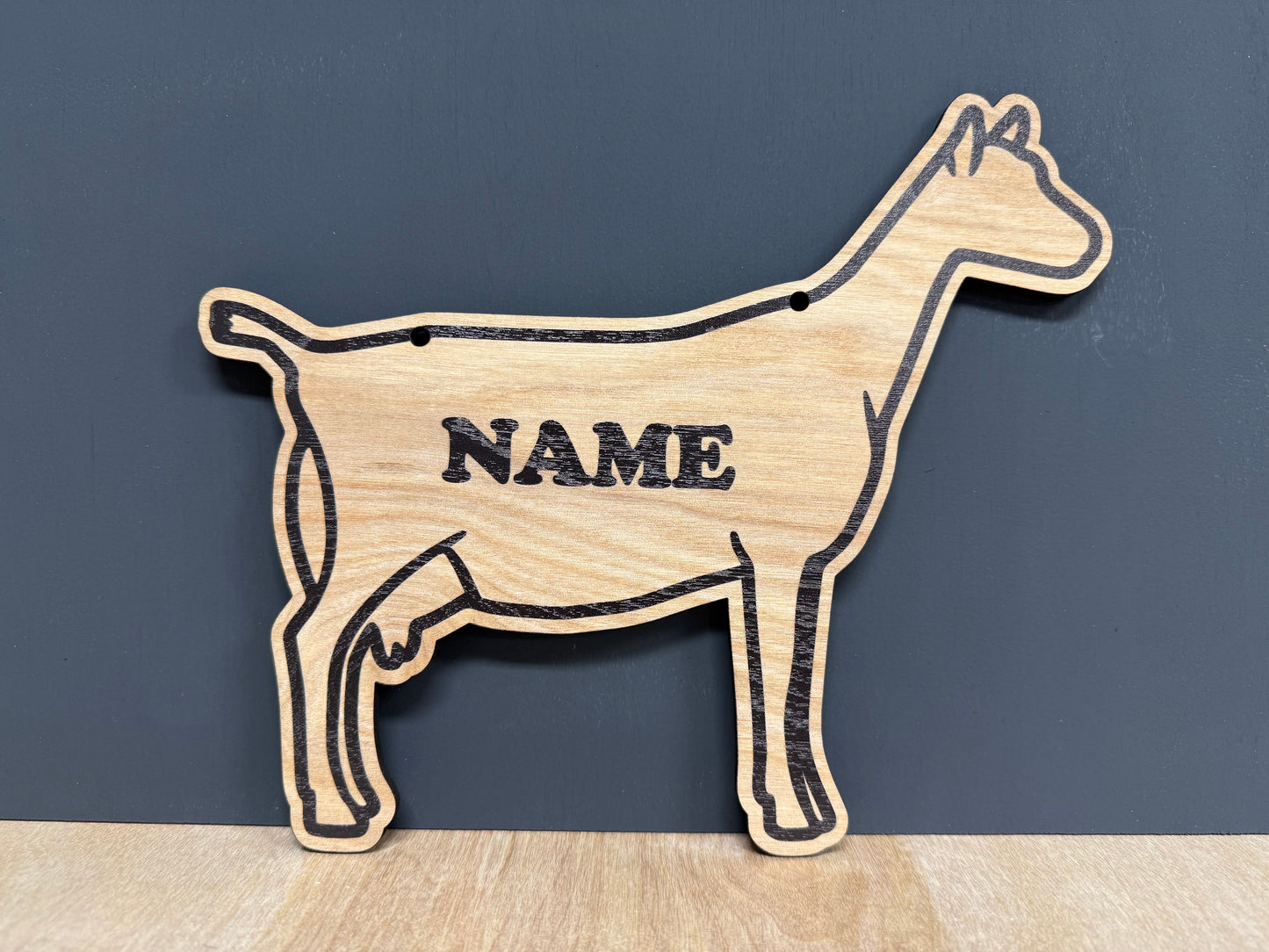 Dairy Goat Stall Sign for Nigerian dwarf, alpine, Oberhasli dairy goat