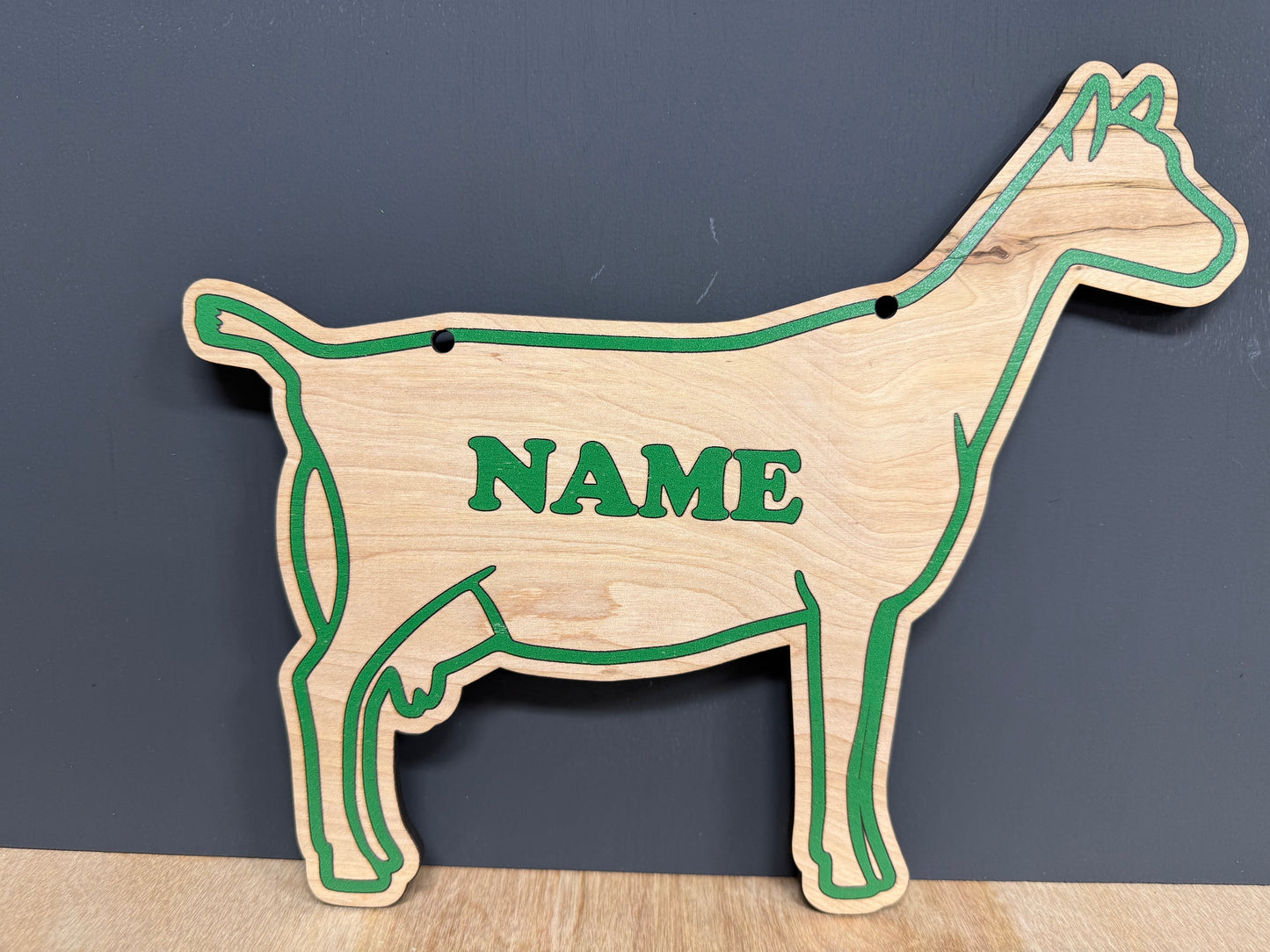 Dairy Goat Stall Sign for Nigerian dwarf, alpine, Oberhasli dairy goat