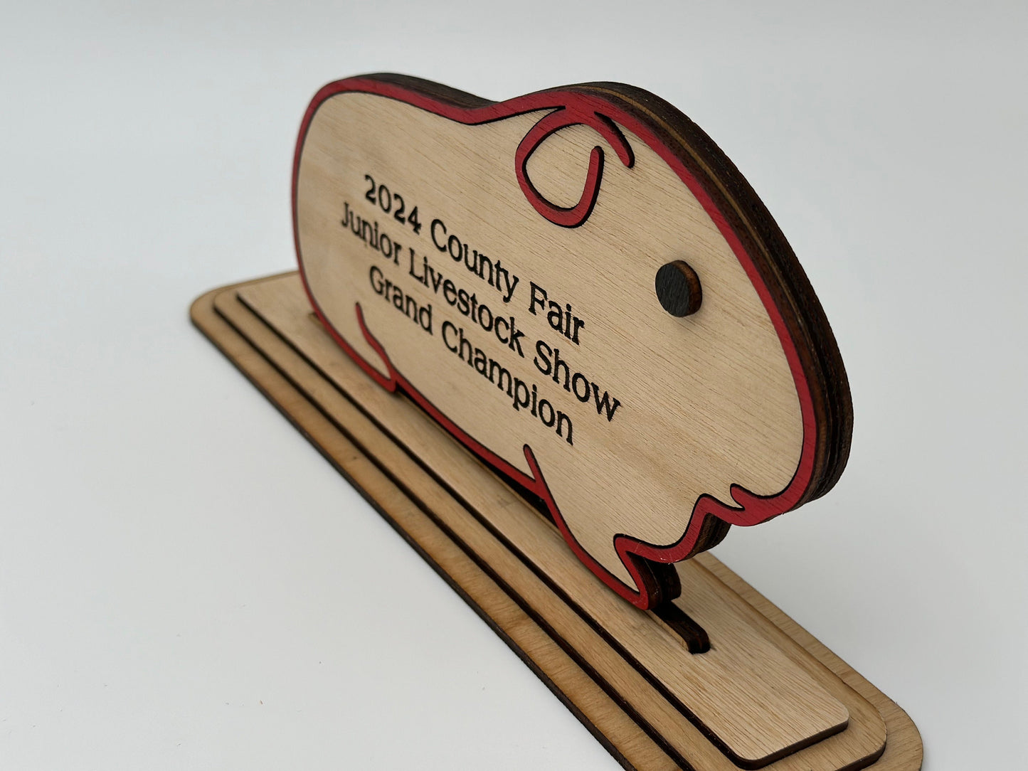 Cavy Show Award for livestock show expo 4H 4-H Trophy