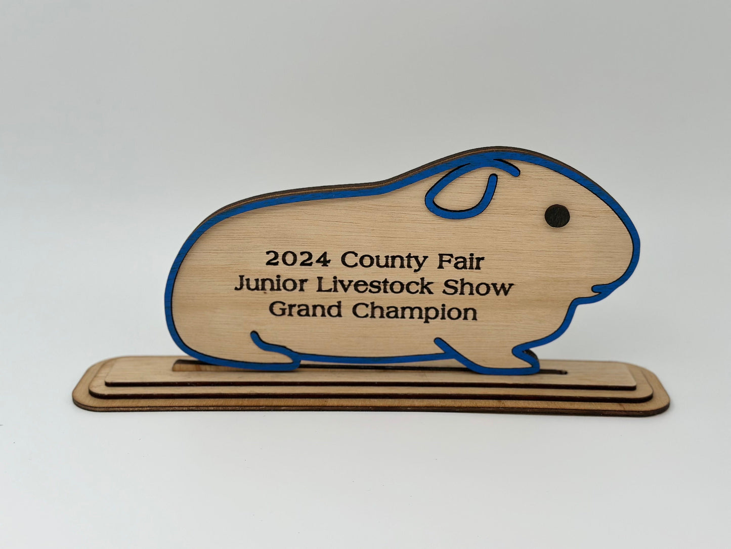 Cavy Show Award for livestock show expo 4H 4-H Trophy