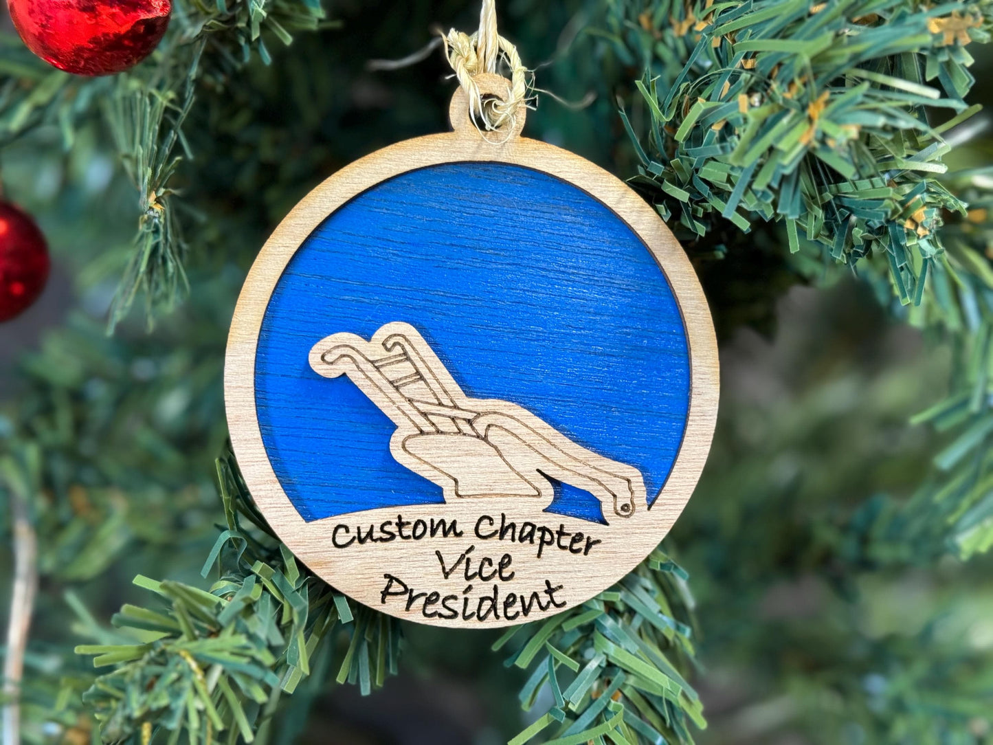 Chapter Officer Ornaments for Christmas, Thank you gift idea or for chapter clubs