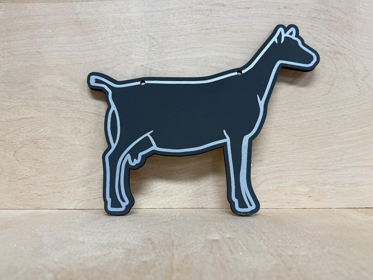 Nigerian Dwarf goat Chalk stall sign for livestock shows or county fairs market nigi alpine oberhasli dairy goat