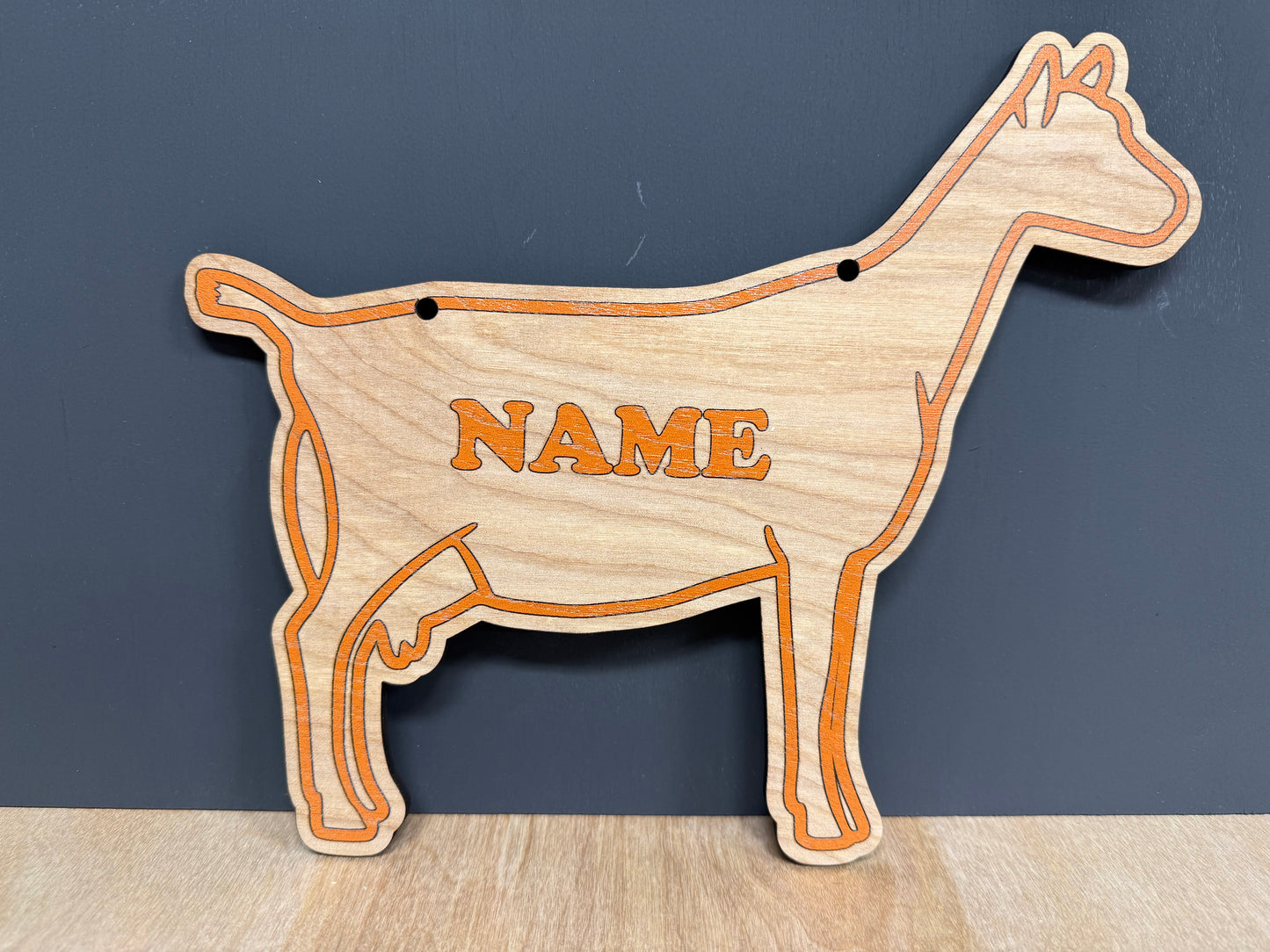 Dairy Goat Stall Sign for Nigerian dwarf, alpine, Oberhasli dairy goat