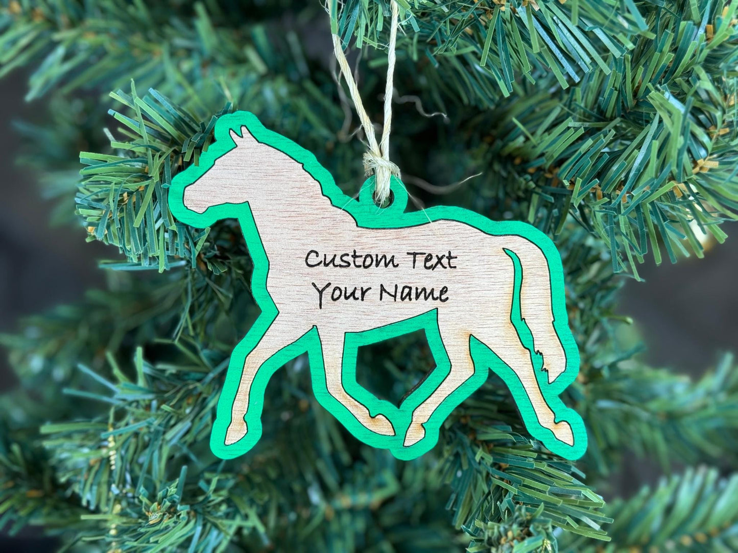 Horse Ornament for Horse Lovers on Christmas. Thank you Gifts, Horse Gift or for Horse Mom