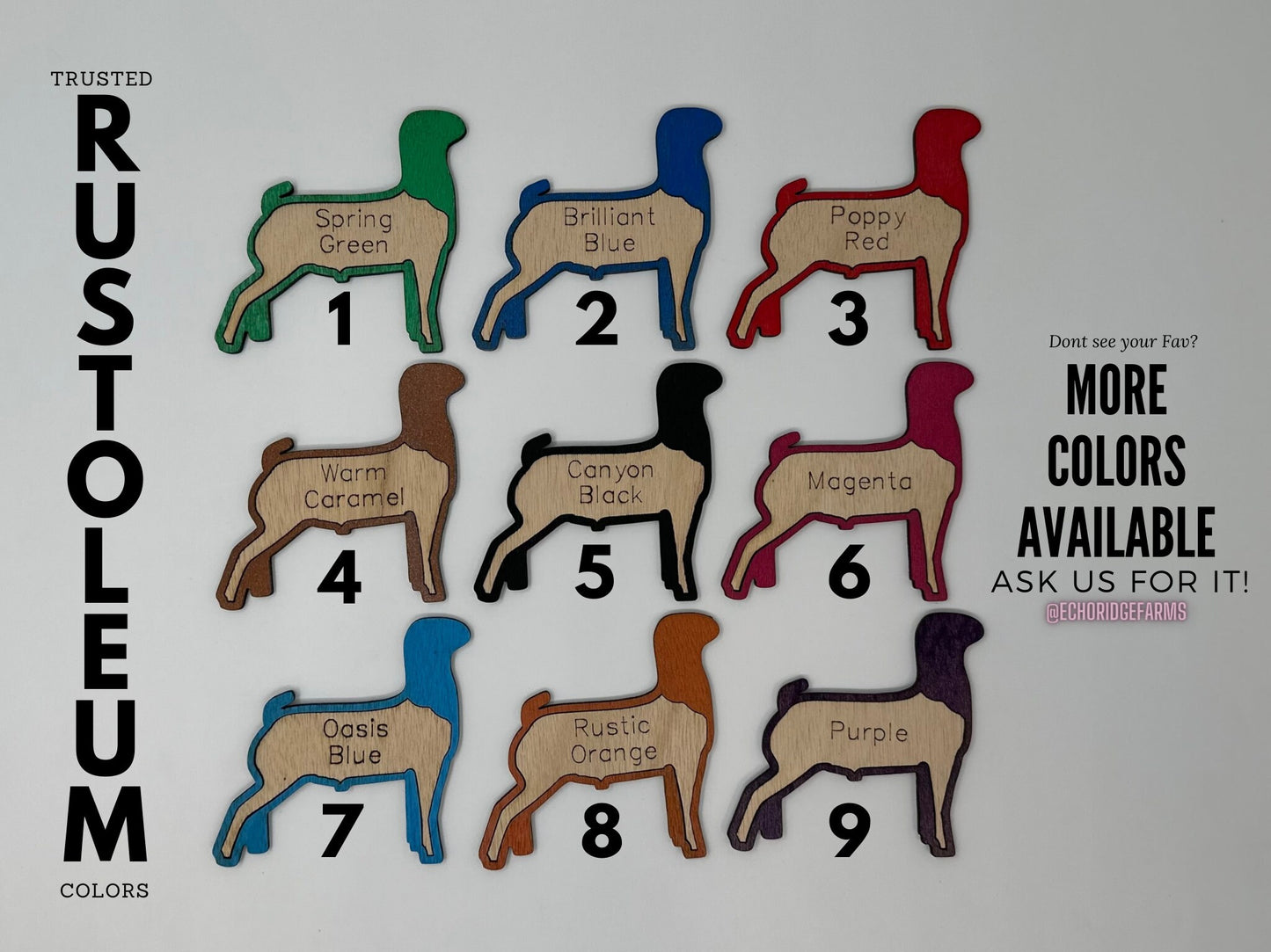 Alpaca Show Award for livestock shows fairs and expos 4H 4-H Trophy
