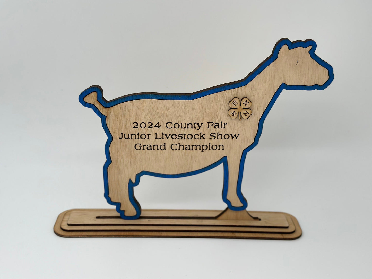 Goat-Nigerian Dwarf Goat Show Award for livestock show expo 4H 4-H Trophy