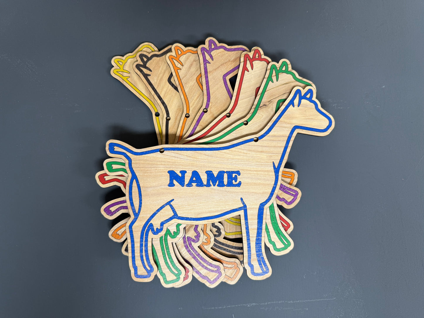 Dairy Goat Stall Sign for Nigerian dwarf, alpine, Oberhasli dairy goat