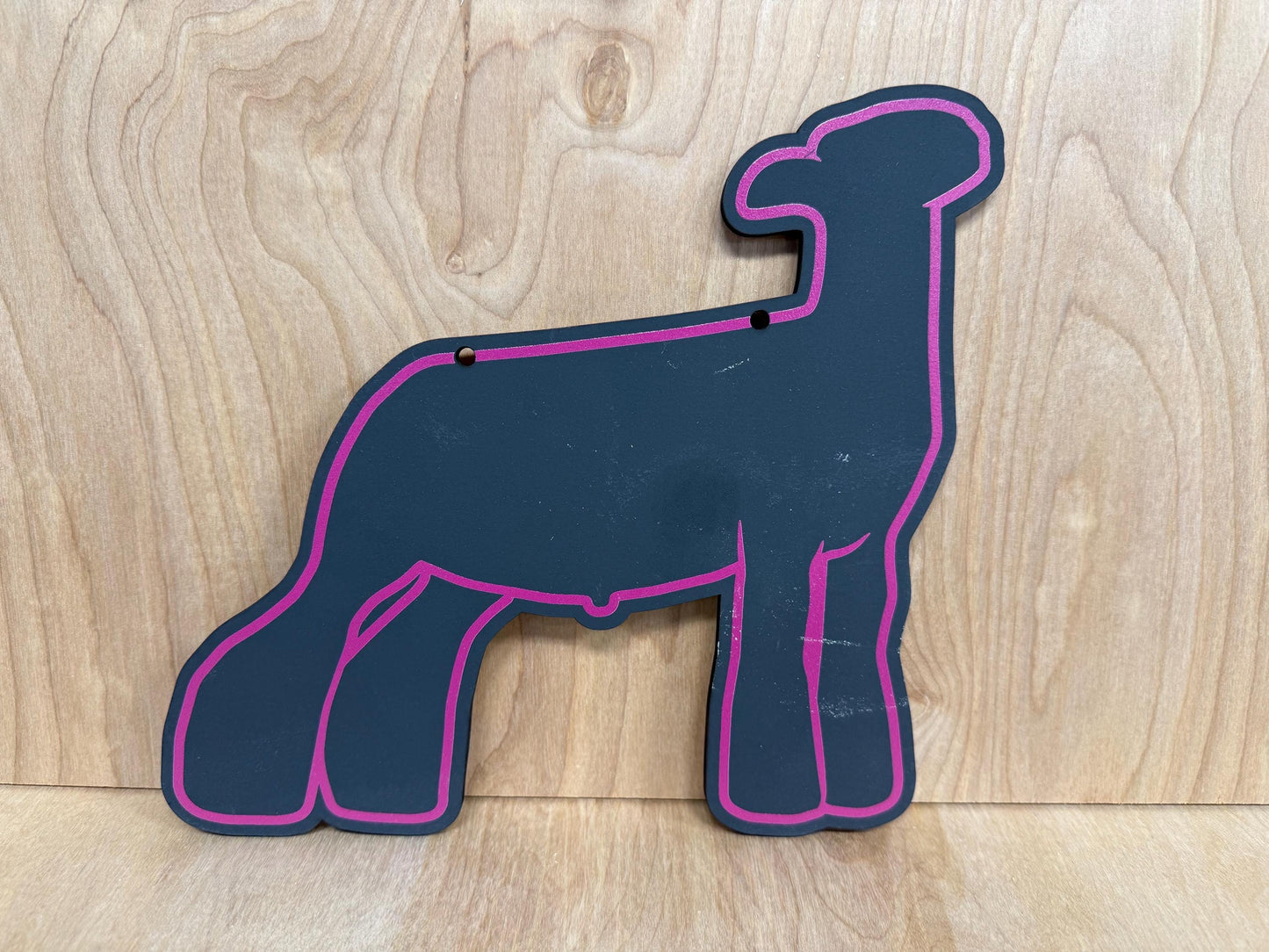 Market Lamb Chalk stall sign for livestock shows or county fairs market