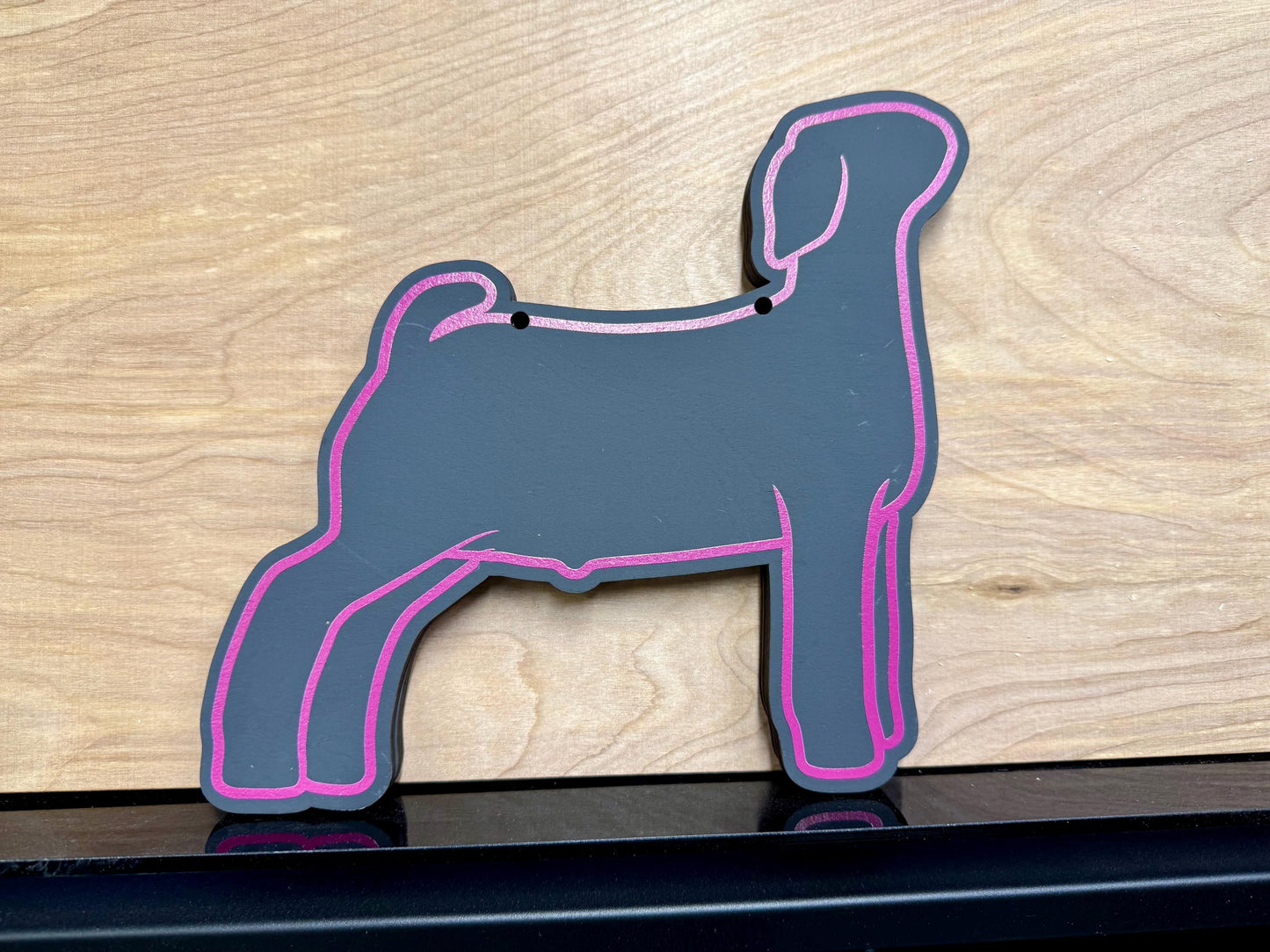 Market Goat Chalk stall sign