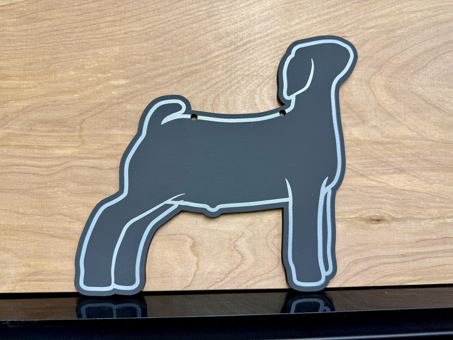 Market Goat Chalk stall sign