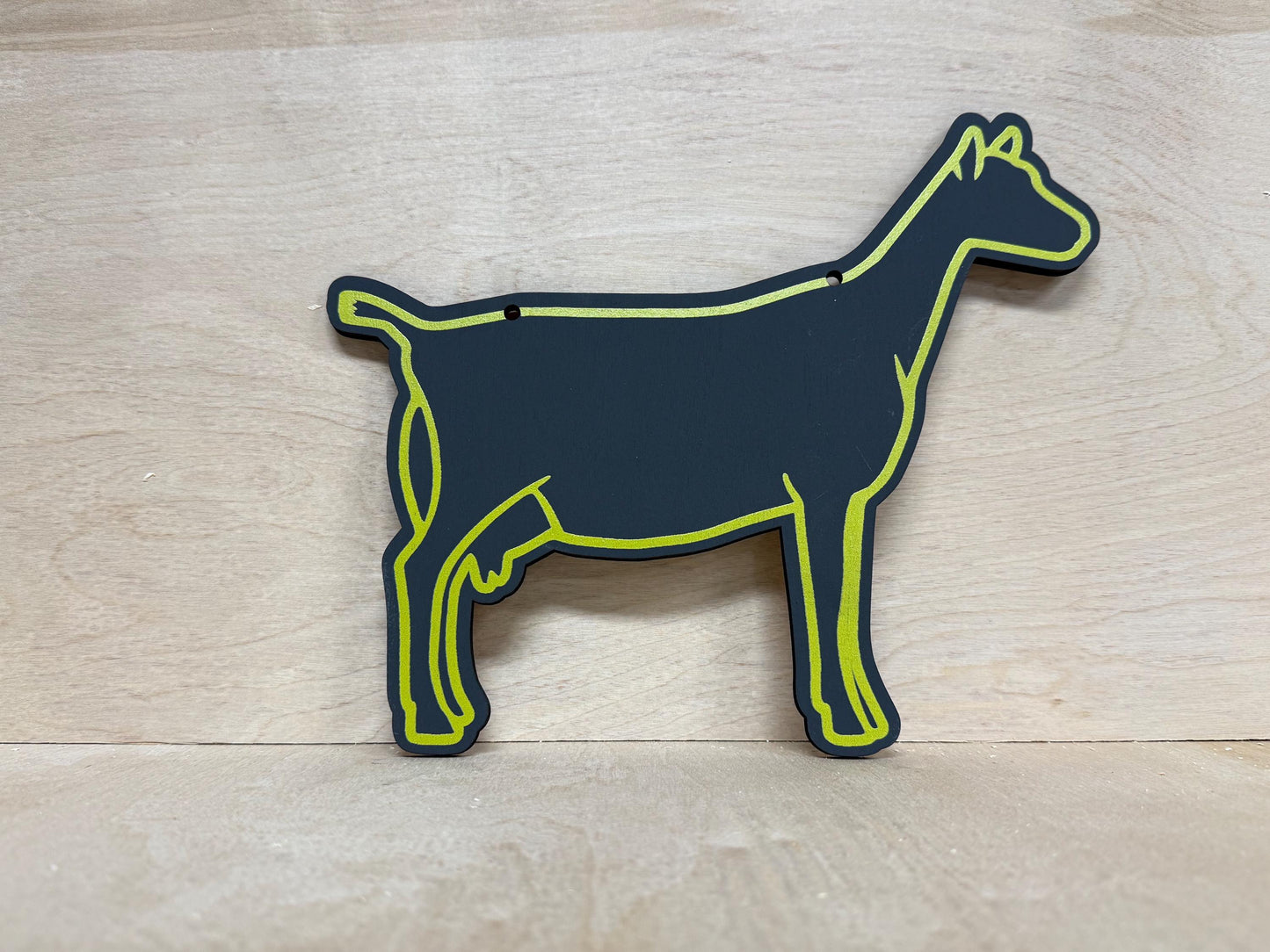 Nigerian Dwarf goat Chalk stall sign for livestock shows or county fairs market nigi alpine oberhasli dairy goat