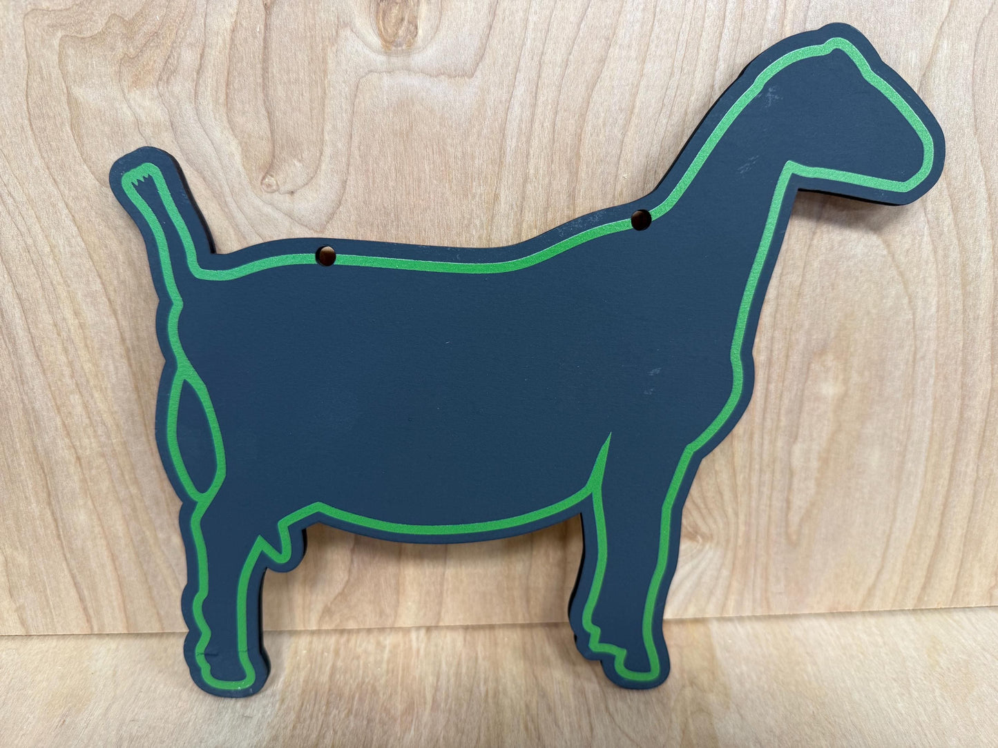 Lamancha chalk stall sign for local shows or county fairs market