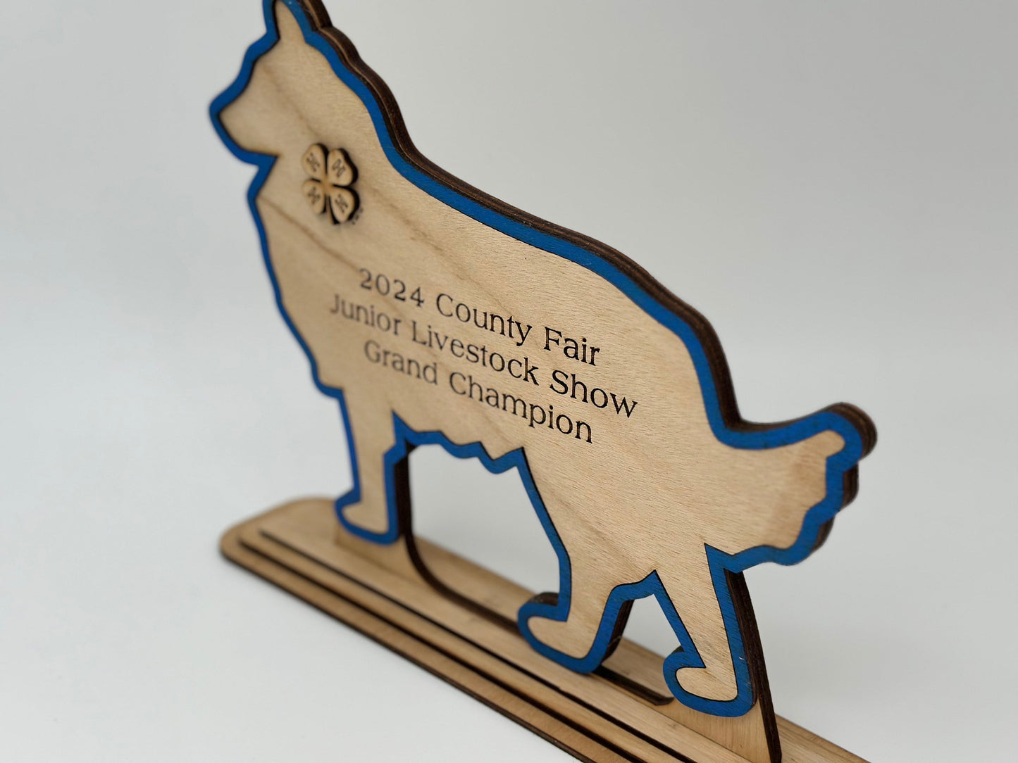 Dog- K9 Show Award for livestock show expo 4H 4-H Trophy