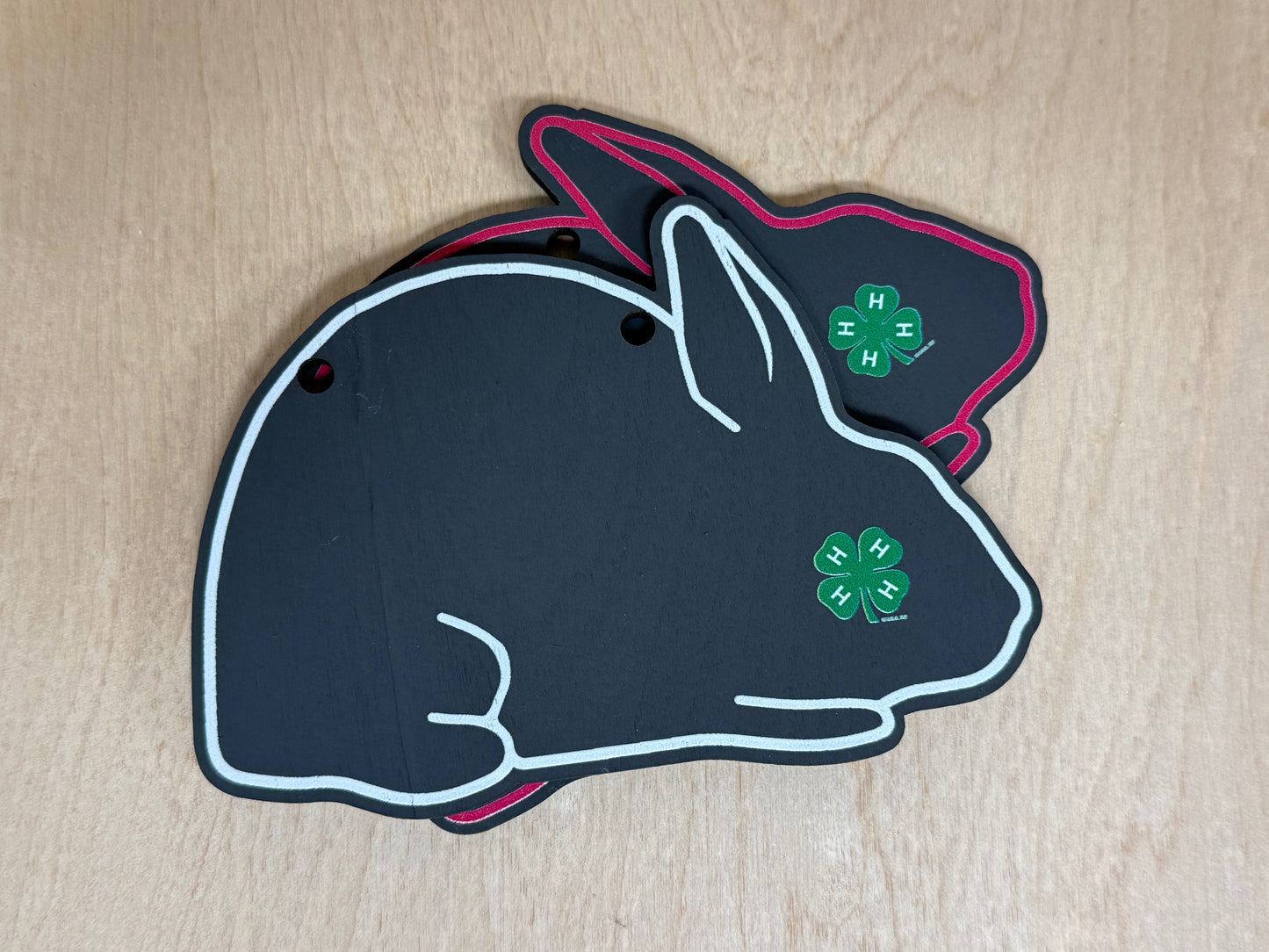 Chalkboard Rabbit Cage sign made from Wood