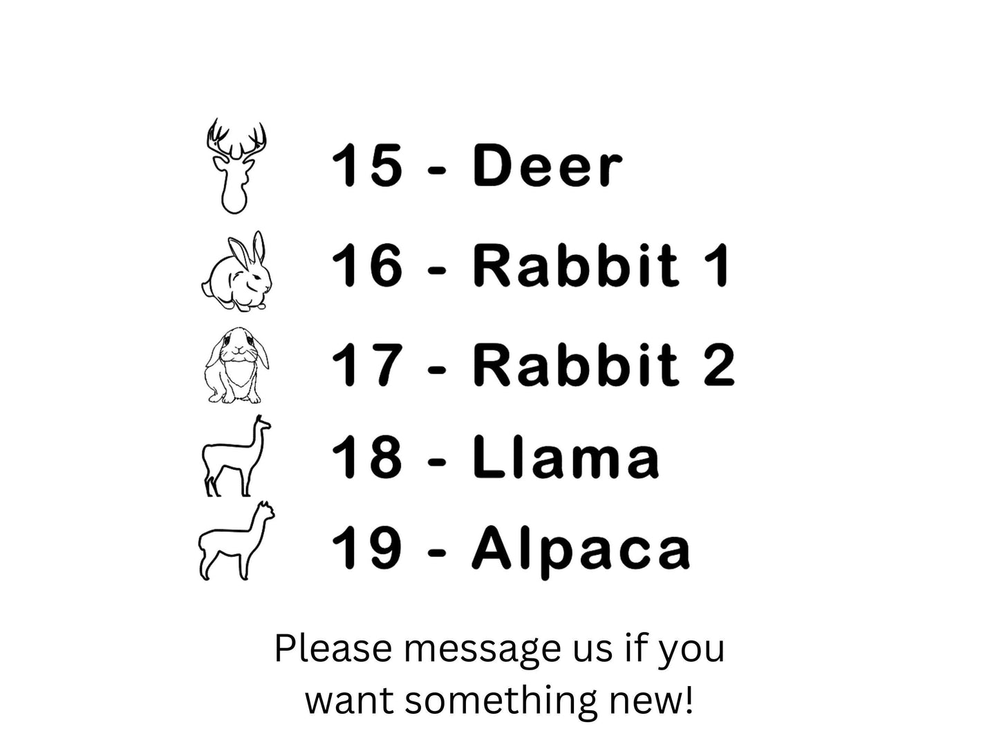 Keychain - Customizable Farm animal keychain with livestock like a steer hog lamb goat rabbit chicken or 4h clover