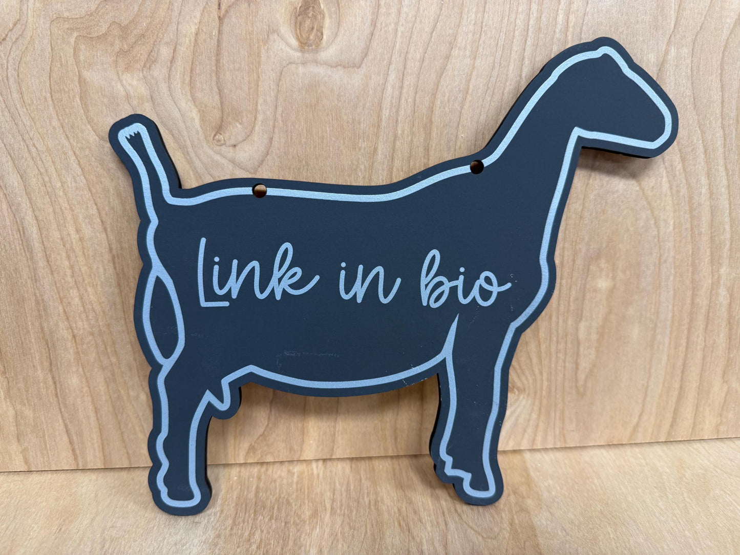 Lamancha chalk stall sign for local shows or county fairs market