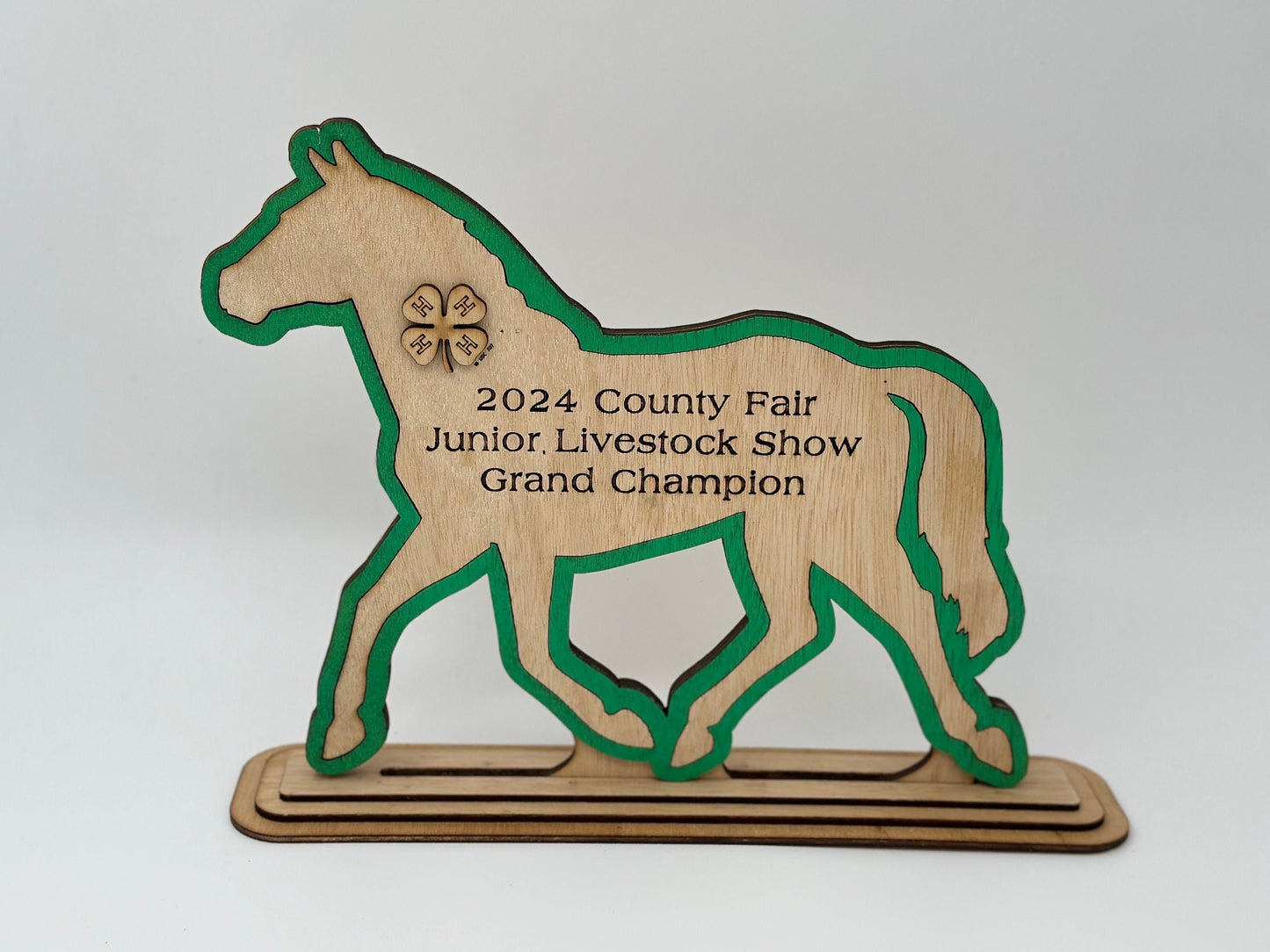 Horse Show Award for livestock show expo 4H 4-H Trophy