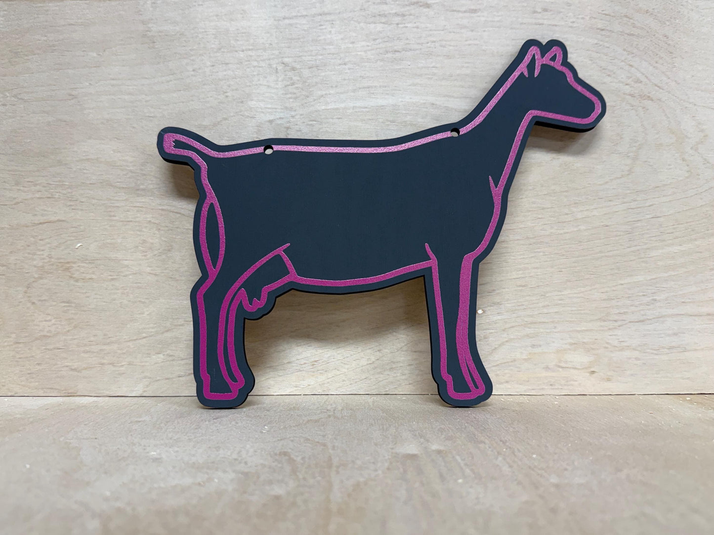 Nigerian Dwarf goat Chalk stall sign for livestock shows or county fairs market nigi alpine oberhasli dairy goat