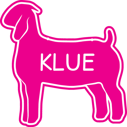 Breeding Doe stall sign plastic