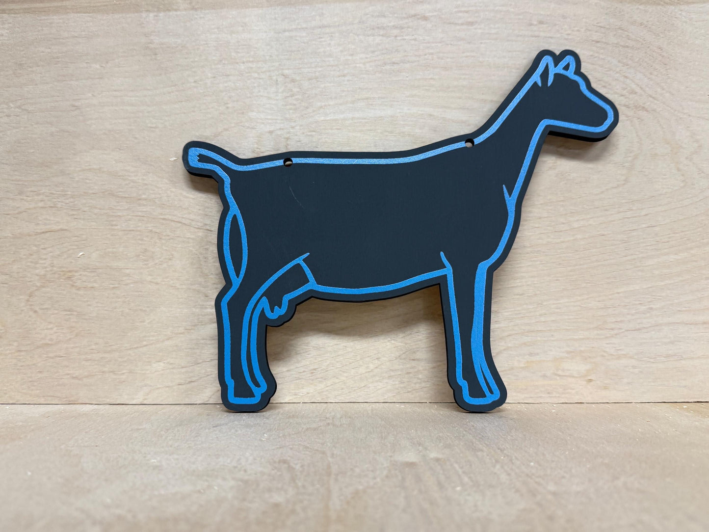 Nigerian Dwarf goat Chalk stall sign for livestock shows or county fairs market nigi alpine oberhasli dairy goat