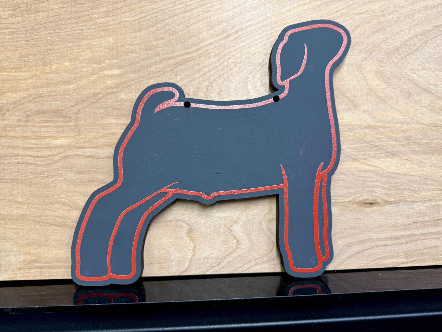 Market Goat Chalk stall sign