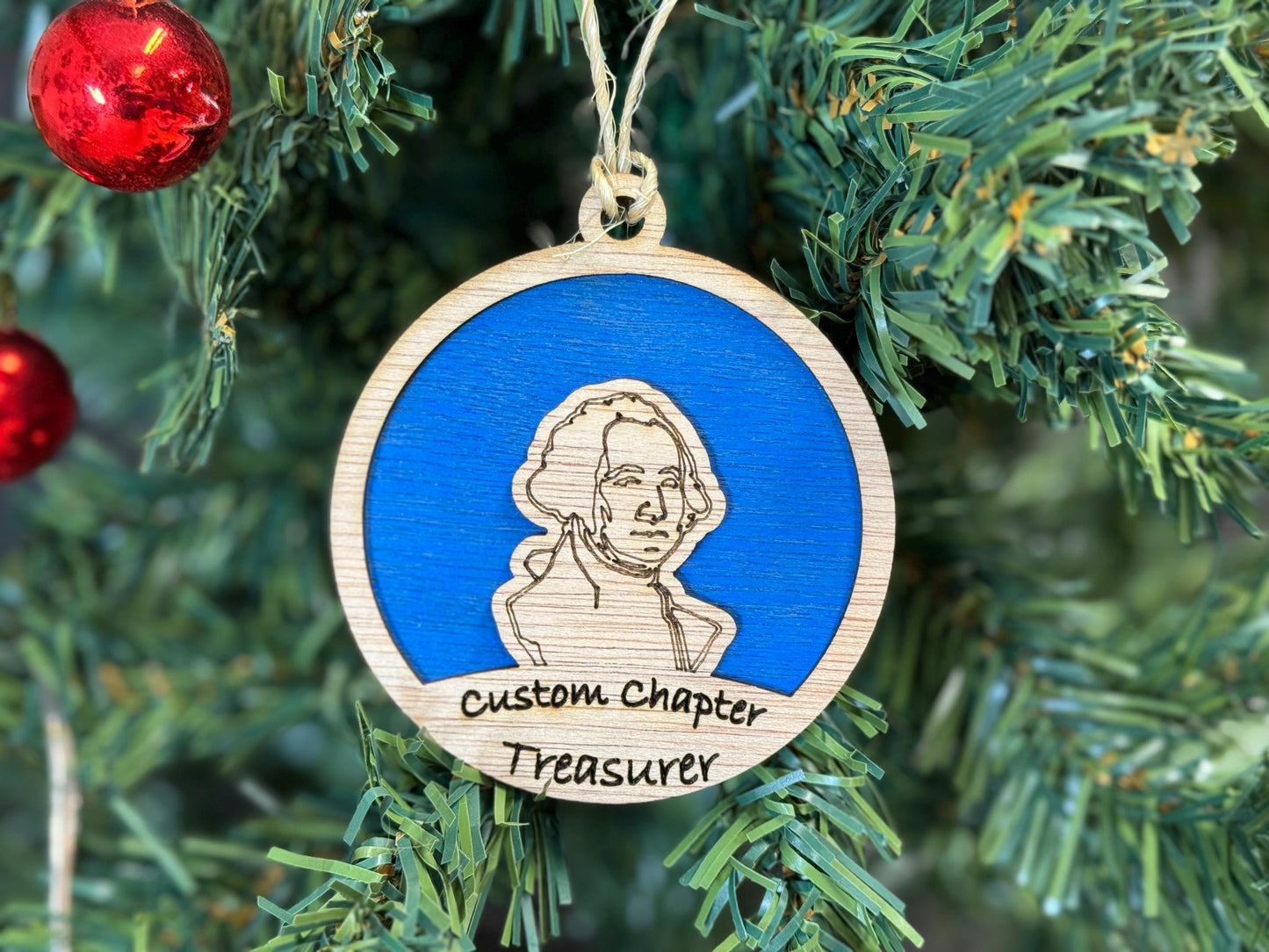 Chapter Officer Ornaments for Christmas, Thank you gift idea or for chapter clubs