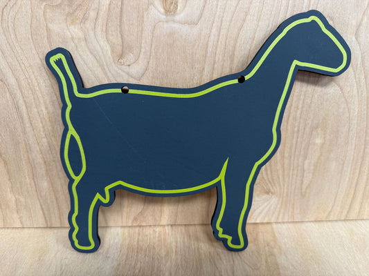 Lamancha chalk stall sign for local shows or county fairs market