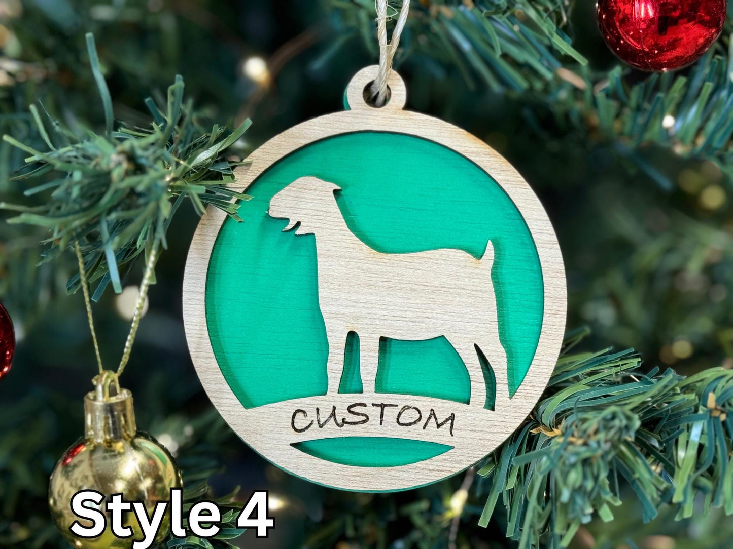 Goat Ornaments for Christmas, livestock, animal, farm, rustic, wooden, gift idea, award, thank you gift buyer gift Alpine Nigerian Nubian