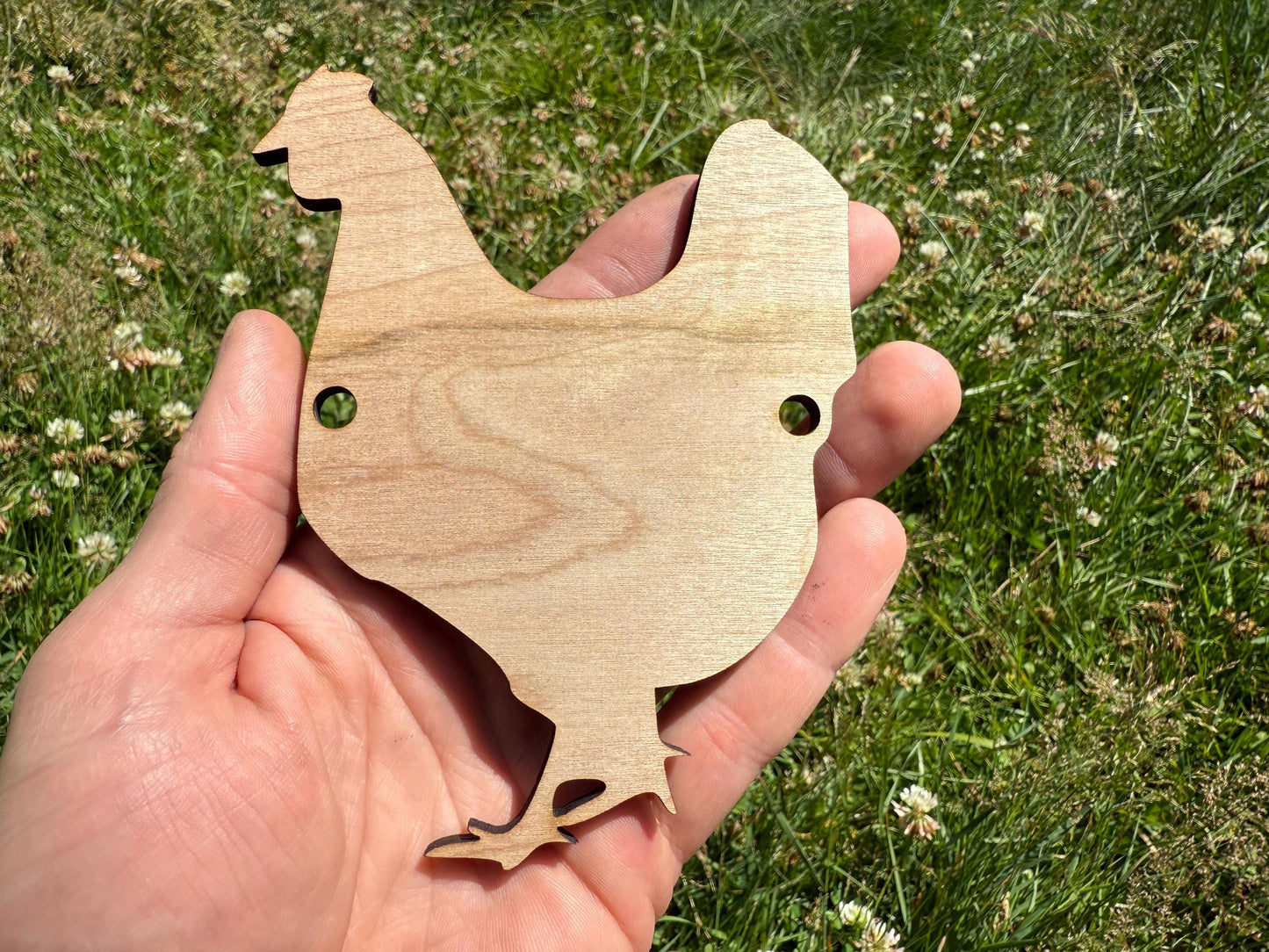 Wood Chicken Cutout: DIY Market Stall Sign, 4H Project
