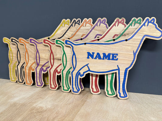 Dairy Goat Stall Sign for Nigerian dwarf, alpine, Oberhasli dairy goat