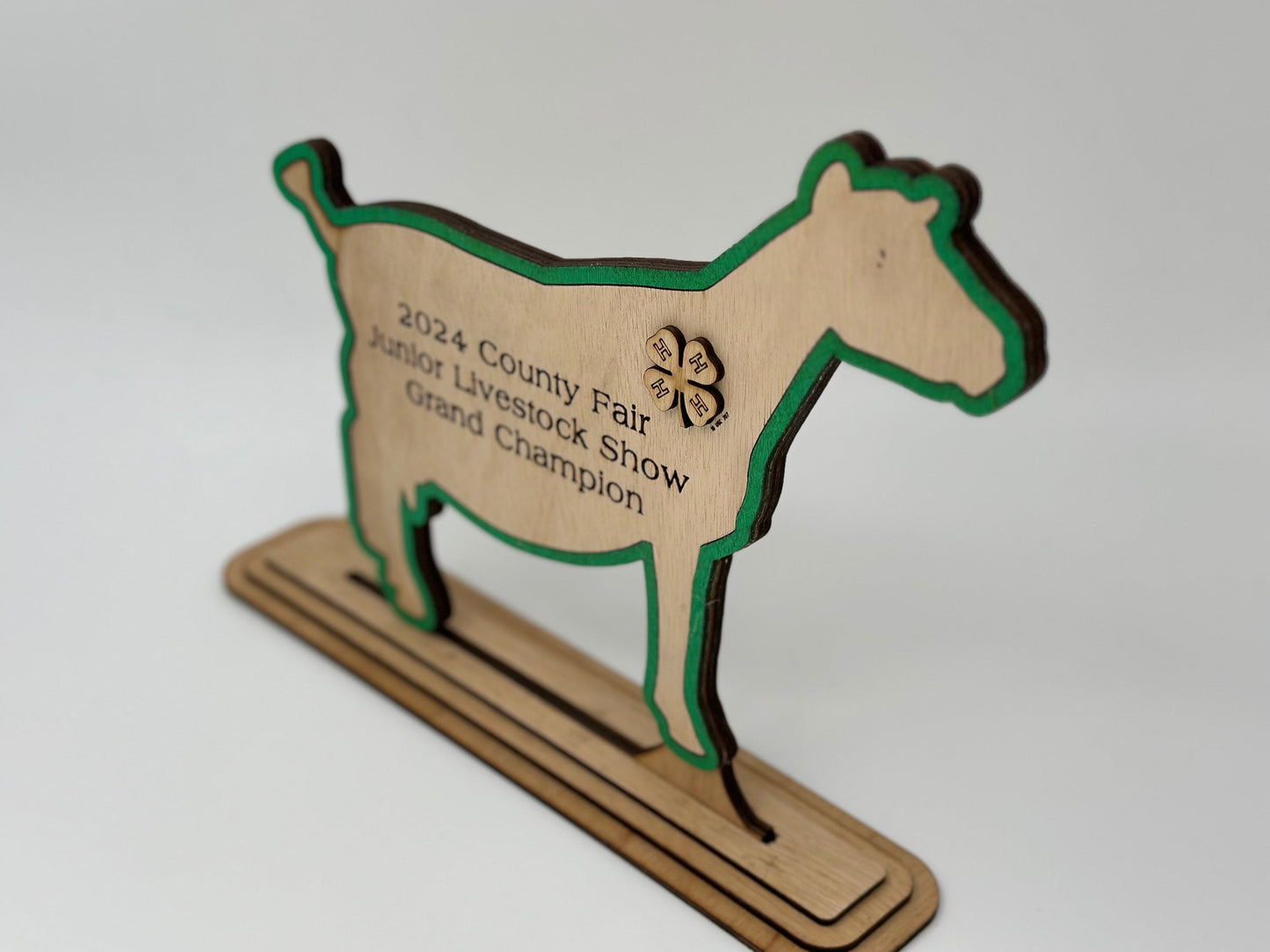 Goat-Nigerian Dwarf Goat Show Award for  livestock show expo 4H 4-H Trophy