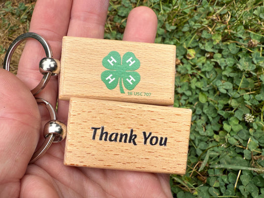 4H Buyers gift for saying thank you to the buyer or sponsor in a buyer basket livestock show market animal like steer, hog, goat lamb rabbit