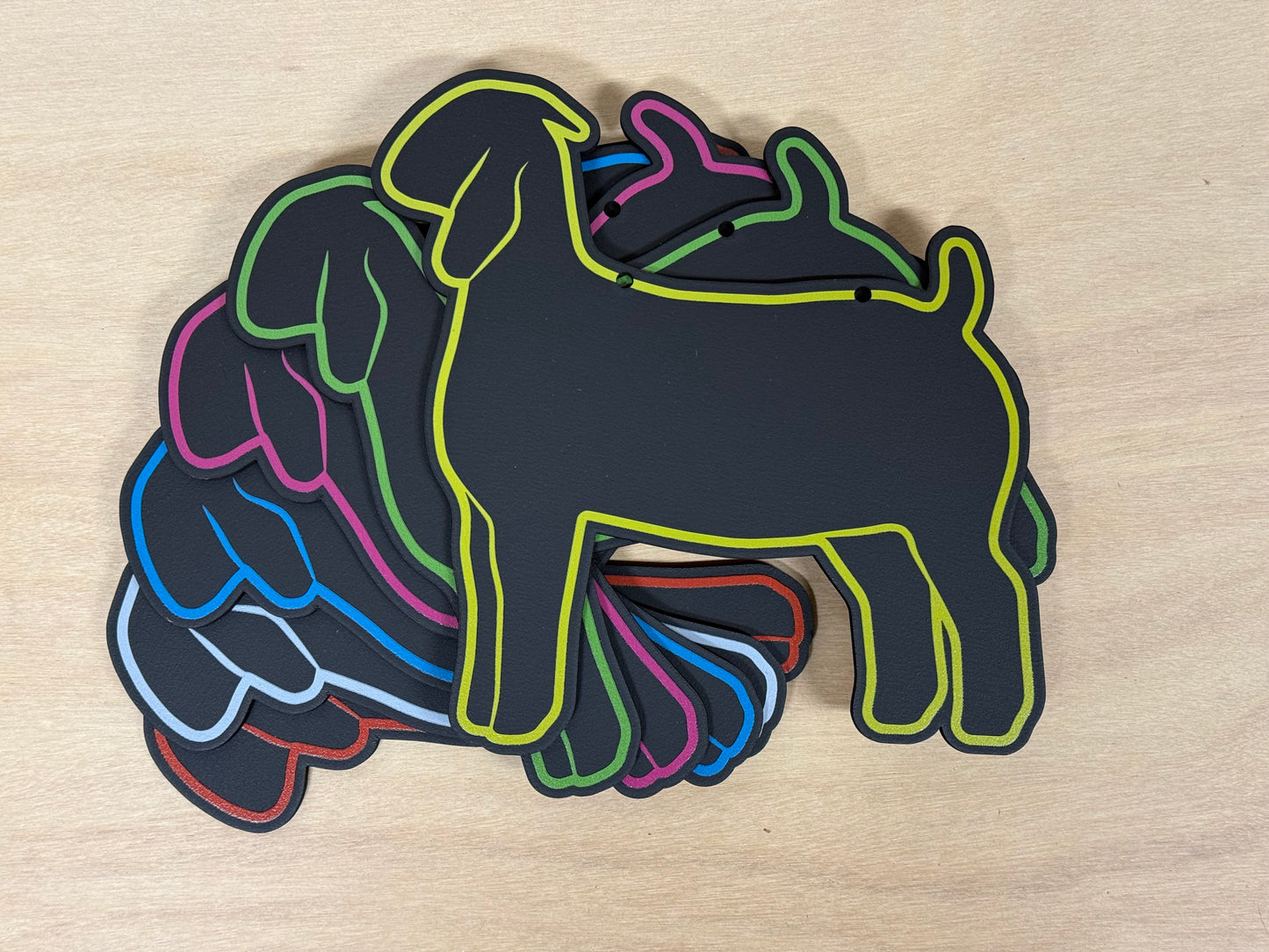 Breeding Doe Boer Goat Chalk stall sign