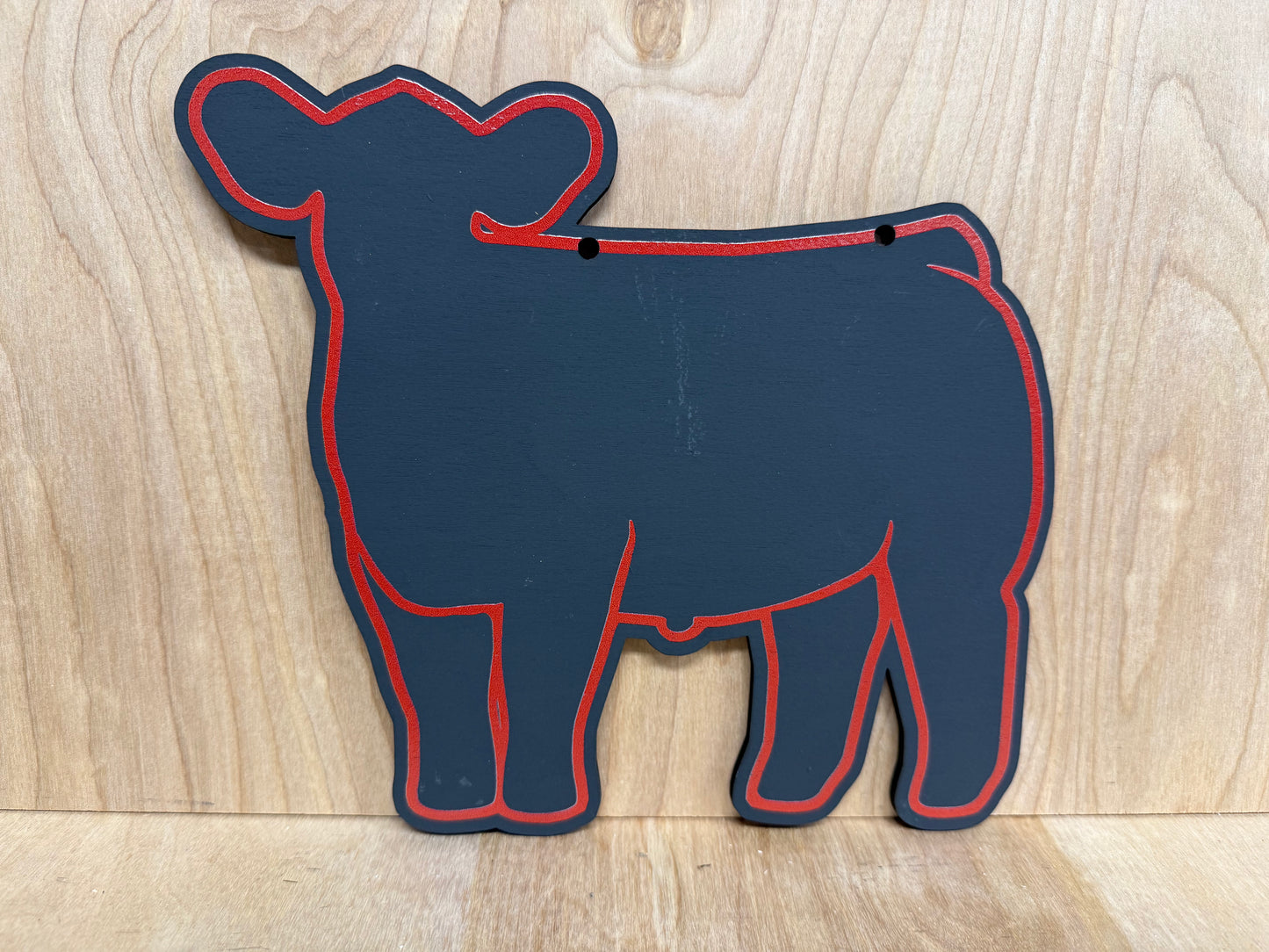 Chalk Market Steer stall sign for livestock shows or county fairs cattle sign