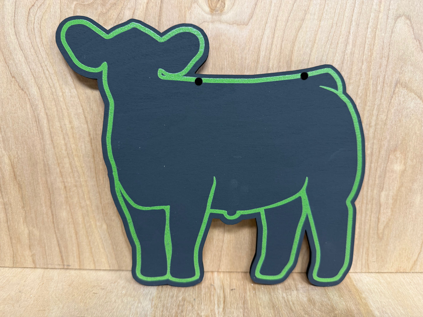 Chalk Market Steer stall sign for livestock shows or county fairs cattle sign