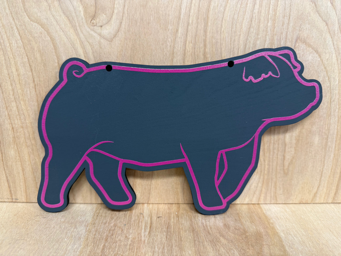 Chalk Duroc Market hog stall sign for livestock shows or county fairs market hog pig barrow