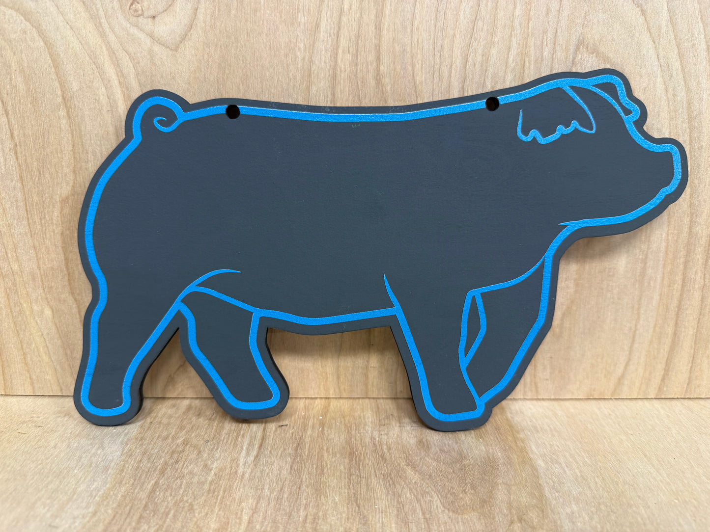 Chalk Duroc Market hog stall sign for livestock shows or county fairs market hog pig barrow