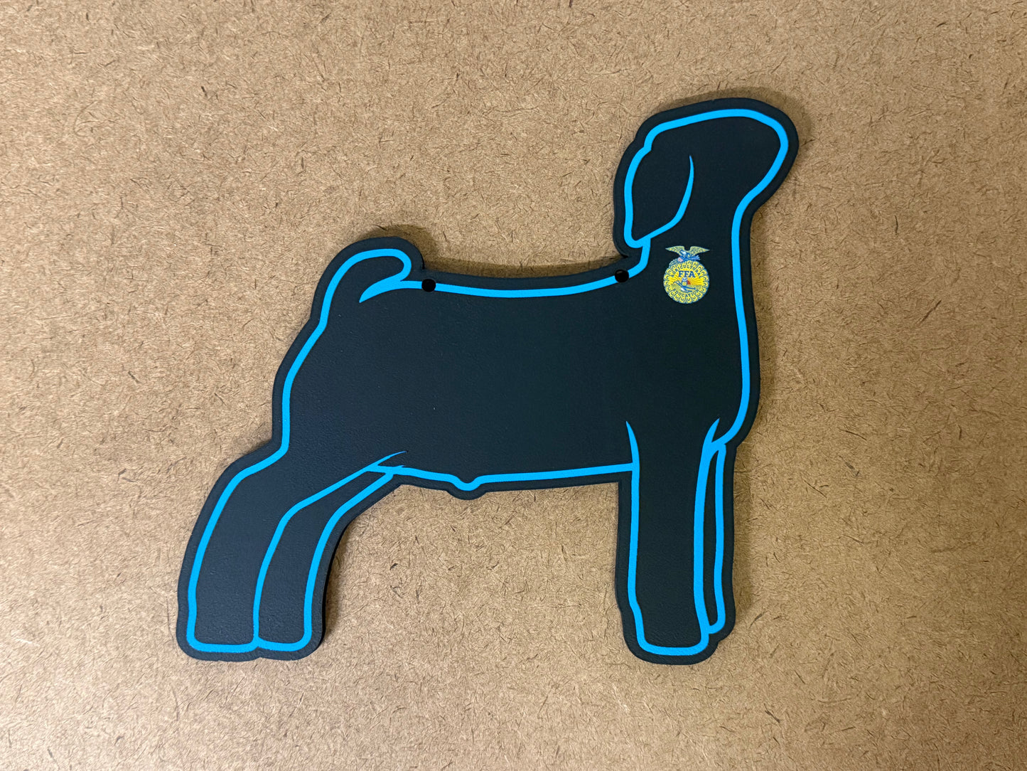 Market Goat Chalk stall sign