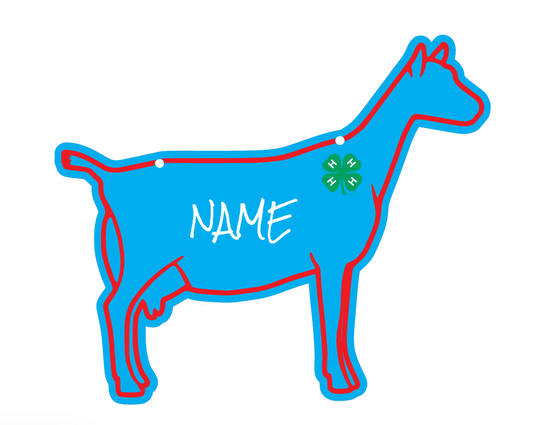 Dairy Goat Nigerian Dwarf or Alpine stall sign made from acrylic plastic