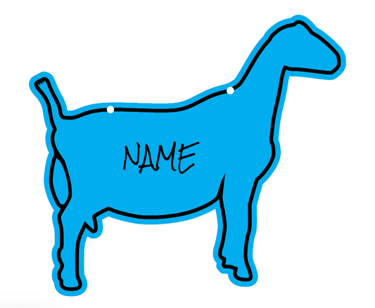 Dairy Goat Lamancha stall sign made from acrylic plastic