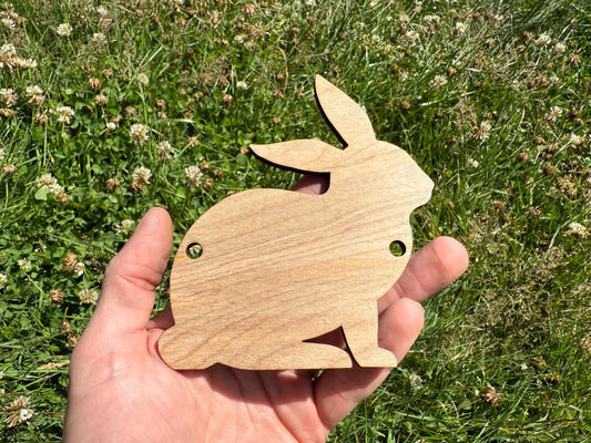 Rabbit cutout for signs at fair show, blank rabbit for custom sign decorations, market rabbit stall sign