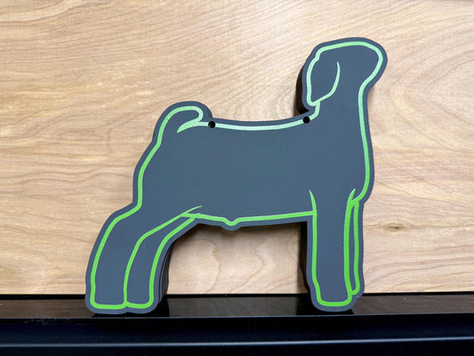 Market Goat Chalk stall sign
