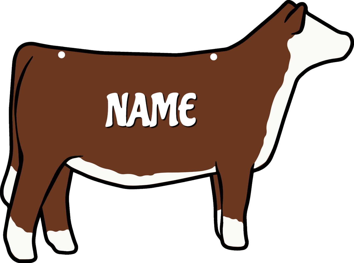 Custom Heifer Stall Sign