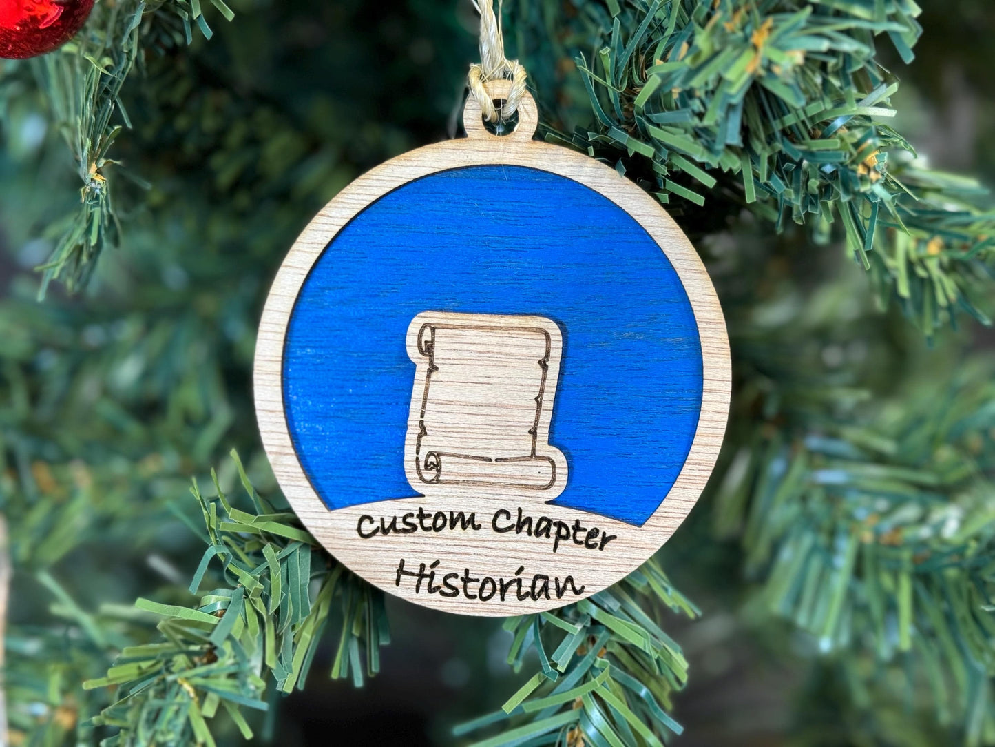 Chapter Officer Ornaments for Christmas, Thank you gift idea or for chapter clubs