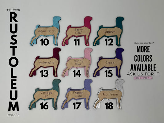 Ridgeback Dog Show Award: Personalized Livestock Trophy