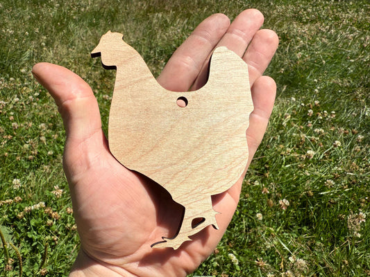 Wood Chicken Cutout: DIY Market Stall Sign, 4H Project